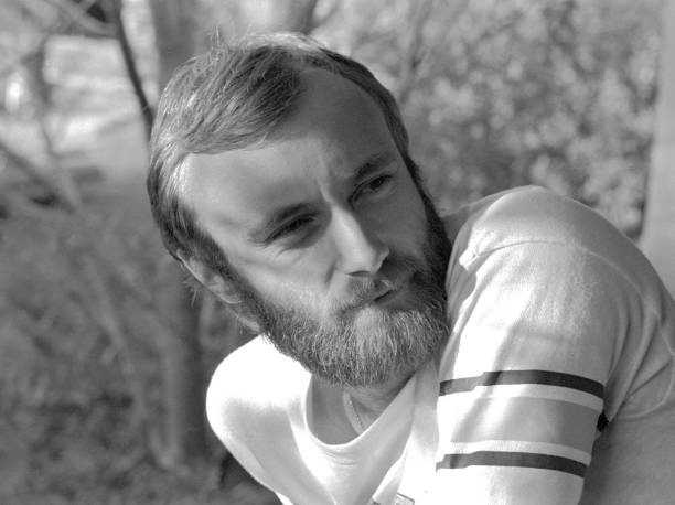Drummer/Singer Phil Collins at the Sunset Marquis Hotel, West Hollywood, CA 1975.