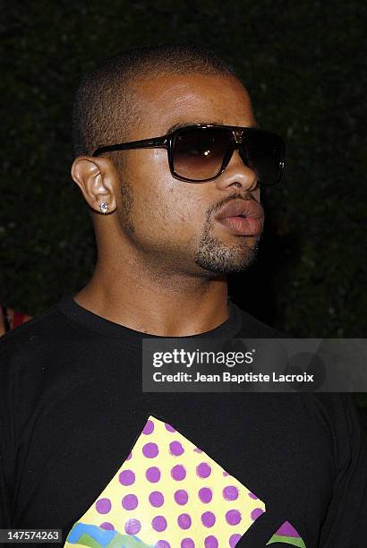 Raz-B of B2K sighting in Beverly Hills on August 3, 2008 in Los Angeles California.