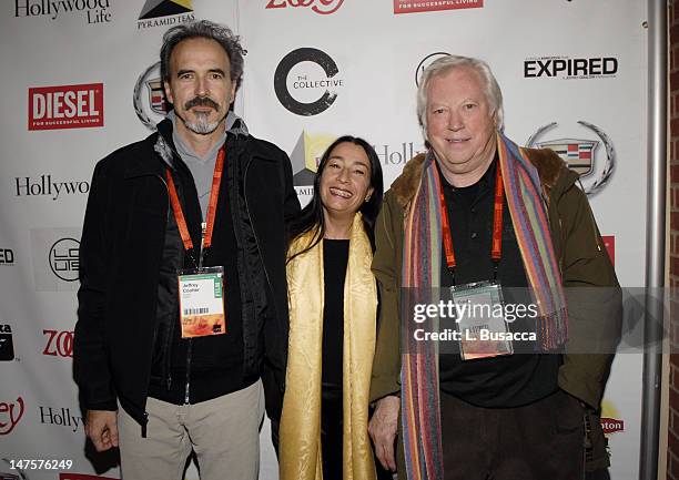 Jeffrey Couter, Cecilia Miniucchi and Fred Ross during 2007 Park City - Hollywood Life House - "Expired" After Party at Hollywood Life House in Park...