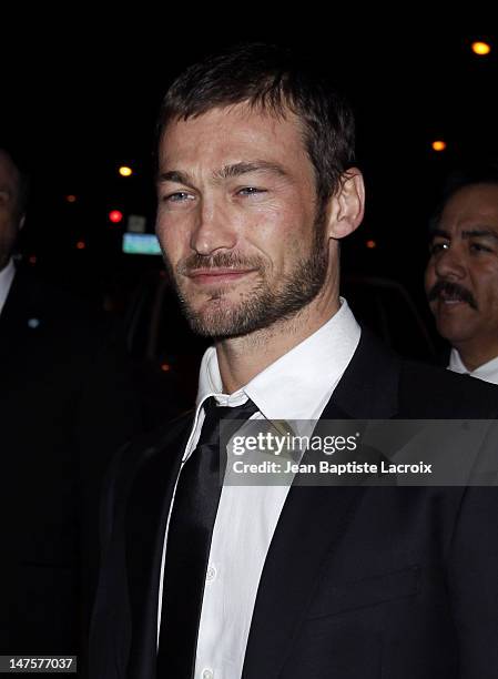 Andy Whitfield is seen in West Hollywood on January 28, 2010 in Los Angeles, California.