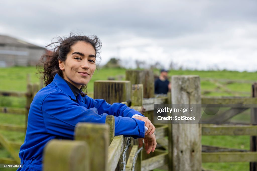 Confident in Her Line of Work