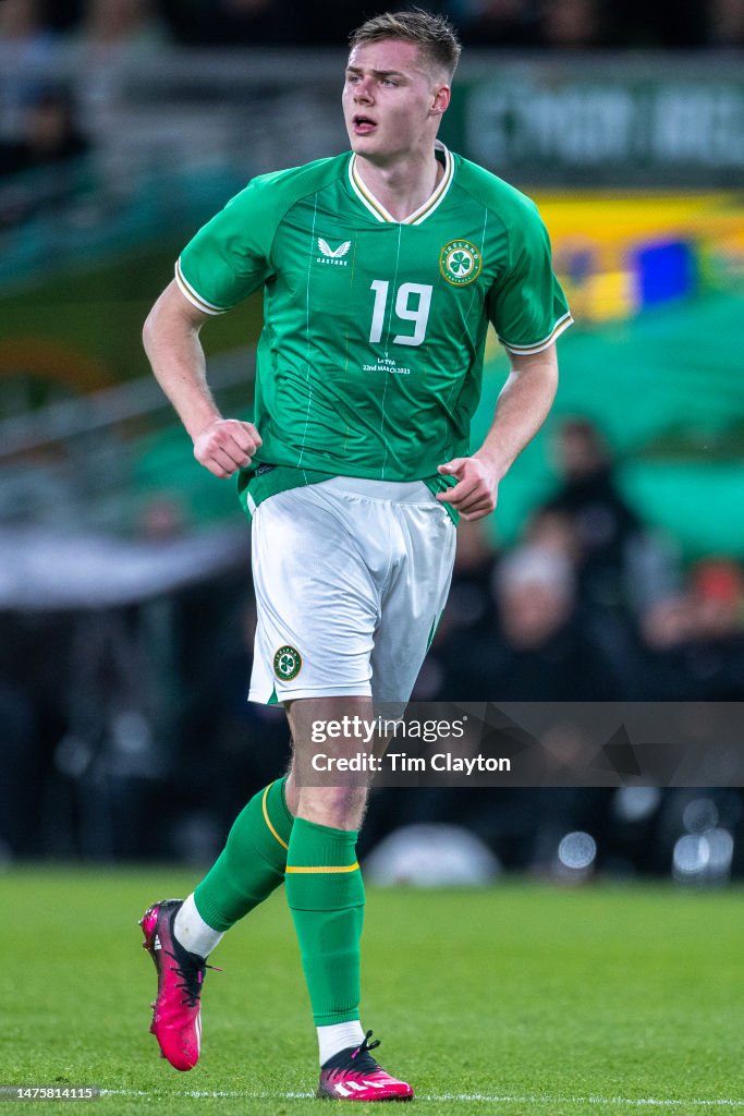 Evan Ferguson of Republic of Ireland during the Republic of Ireland V Evan Ferguson of Republic of Ireland during the Republic of Ireland V