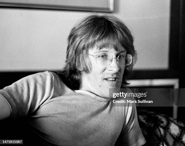 Musician/Songwriter Paul Kantner during an interview at the Continental Hyatt House, West Hollywood, CA 1975.