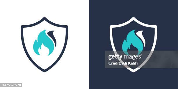 brandschutz-symbol. solide symbolvektor-illustration. für website-design, logo, app, template, ui, etc. - brennbar stock-grafiken, -clipart, -cartoons und -symbole