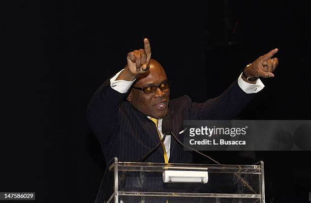 Antonio "LA" Reid during Arista Records Co-Sponsors Benefit for PENCIL featuring Avril Lavigne and Blu Cantrell at Hammerstein Ballroom in New York...