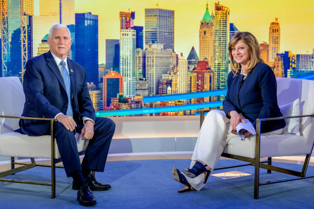 NY: Mike Pence Visits "Mornings With Maria"