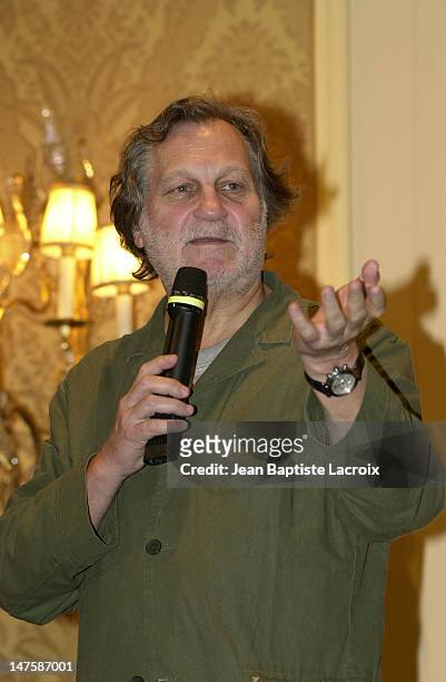 Jean Jacques Debout during Reporters Without Borders - Star Photos Auction Sponsored by Juliette Binoche at Inter-Continental Hotel in Paris, France.