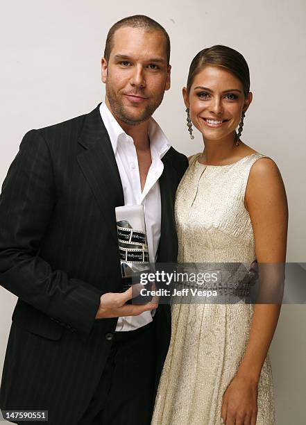 Dane Cook, winner Hottest Breakout Performer and Maria Menounos, presenter *EXCLUSIVE*