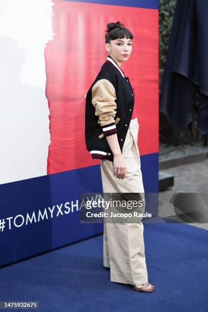 Matilda De Angelis attends the Tommy X Shawn "Classics Reborn" In-Store Event on March 24, 2023 in Milan, Italy.
