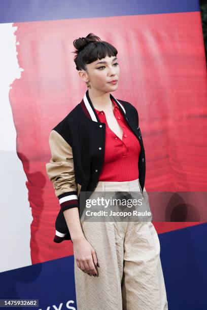 Matilda De Angelis attends the Tommy X Shawn "Classics Reborn" In-Store Event on March 24, 2023 in Milan, Italy.