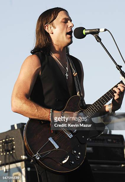 Caleb Followill of Kings of Leon during 2007 Coachella Valley Music and Arts Festival - Day 2 at Empire Polo Field in Indio, California, United...