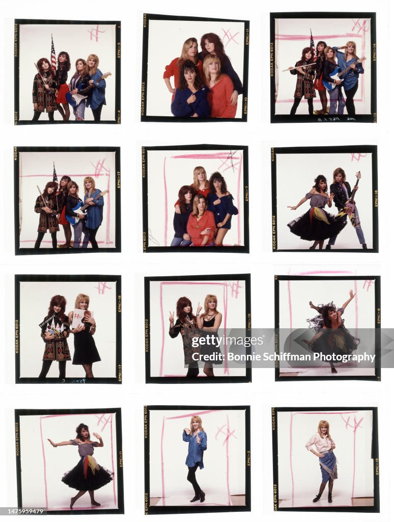 Proof Sheet Of The Bangles