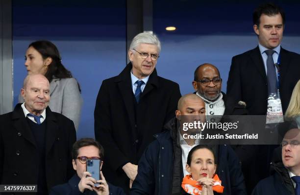 Arsene Wenger, FIFA Chief of Global Football Development looks on prior to the UEFA EURO 2024 qualifying round group B match between France and...