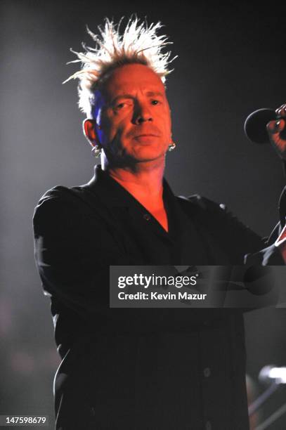 John Lydon of Public Image Limited performs during Day 1 of the Coachella Valley Music & Arts Festival 2010 held at the Empire Polo Club on April 16,...