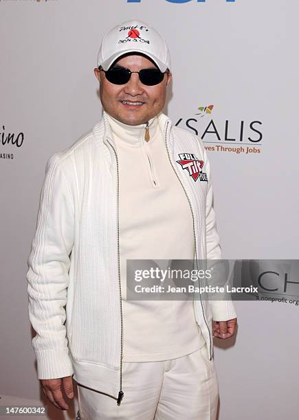 Jerry Yang arrive at the 8th Annual World Poker Tour Invitational at Commerce Casino on February 20, 2010 in City of Commerce, California.