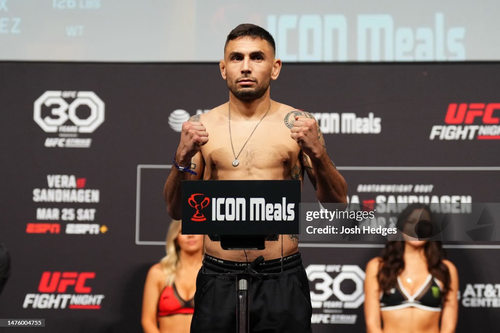 UFC Fight Night: Vera v Sandhagen Ceremonial Weigh-in