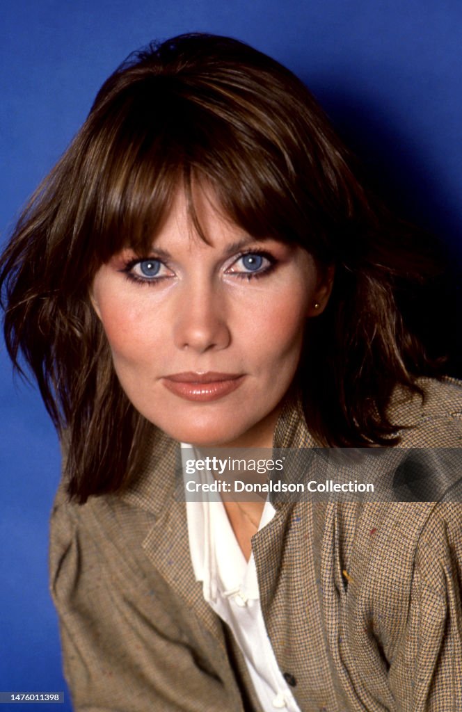 Swedish actress and model Maud Adams poses for a portrait in Los
