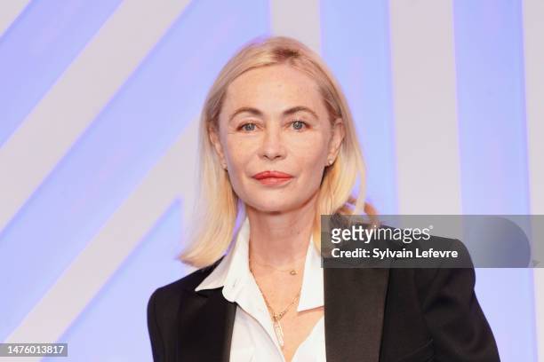 Emmanuelle Beart attends the closing ceremony during the Series Mania Festival 2023 on March 24, 2023 in Lille, France.