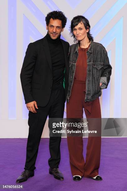 Tomer Sisley and Clotilde Hesme attends the closing ceremony during the Series Mania Festival 2023 on March 24, 2023 in Lille, France.