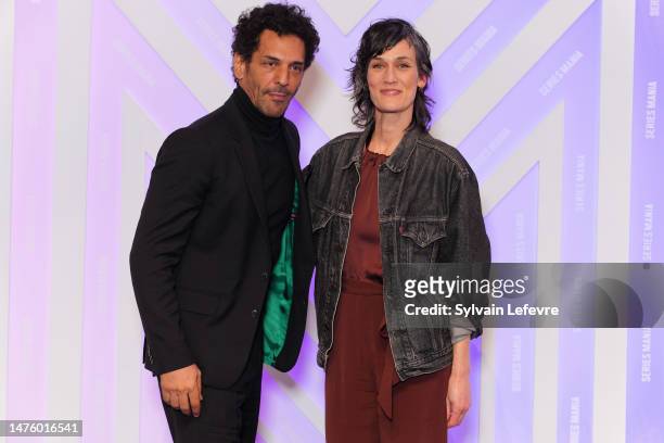 Tomer Sisley and Clotilde Hesme attends the closing ceremony during the Series Mania Festival 2023 on March 24, 2023 in Lille, France.