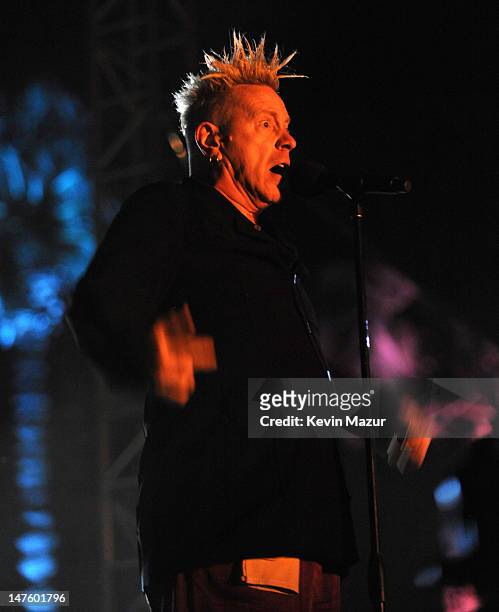 John Lydon of Public Image Limited performs during Day 1 of the Coachella Valley Music & Arts Festival 2010 held at the Empire Polo Club on April 16,...
