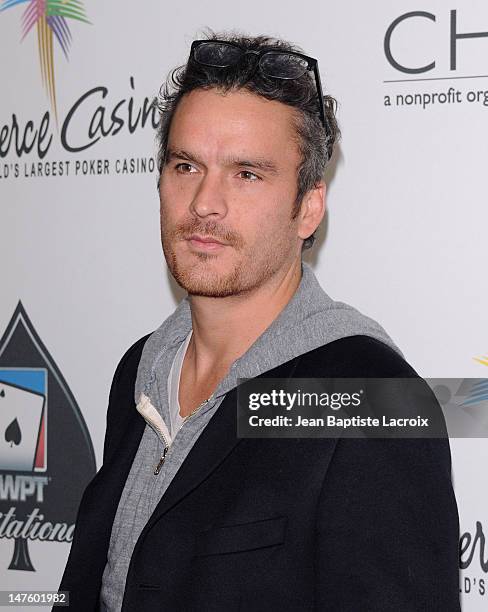 Balthazar Getty arrives at the 8th Annual World Poker Tour Invitational at Commerce Casino on February 20, 2010 in City of Commerce, California.