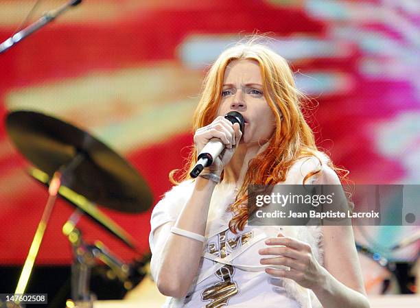 Axelle Red during LIVE 8 - Paris - Show at Palais de Versailles in Paris, France.