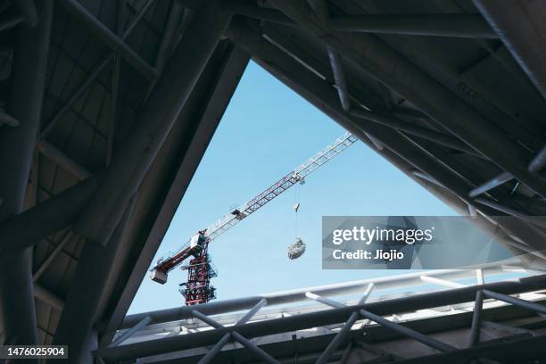 construction site - directly below stock pictures, royalty-free photos & images