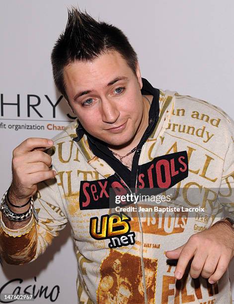 Hollywood Dave arrives at the 8th Annual World Poker Tour Invitational at Commerce Casino on February 20, 2010 in City of Commerce, California.