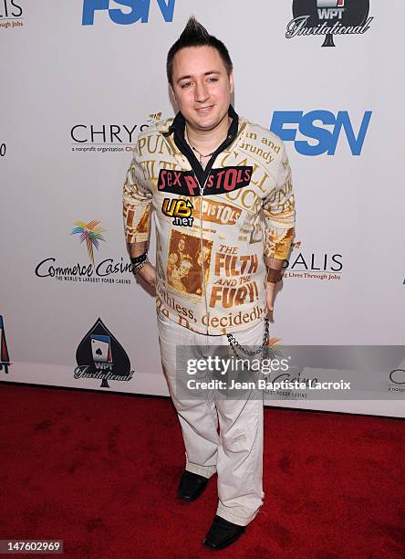 Hollywood Dave arrives at the 8th Annual World Poker Tour Invitational at Commerce Casino on February 20, 2010 in City of Commerce, California.