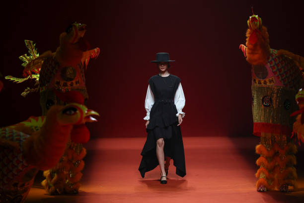 CHN: China Fashion Week AW23 - Day 2