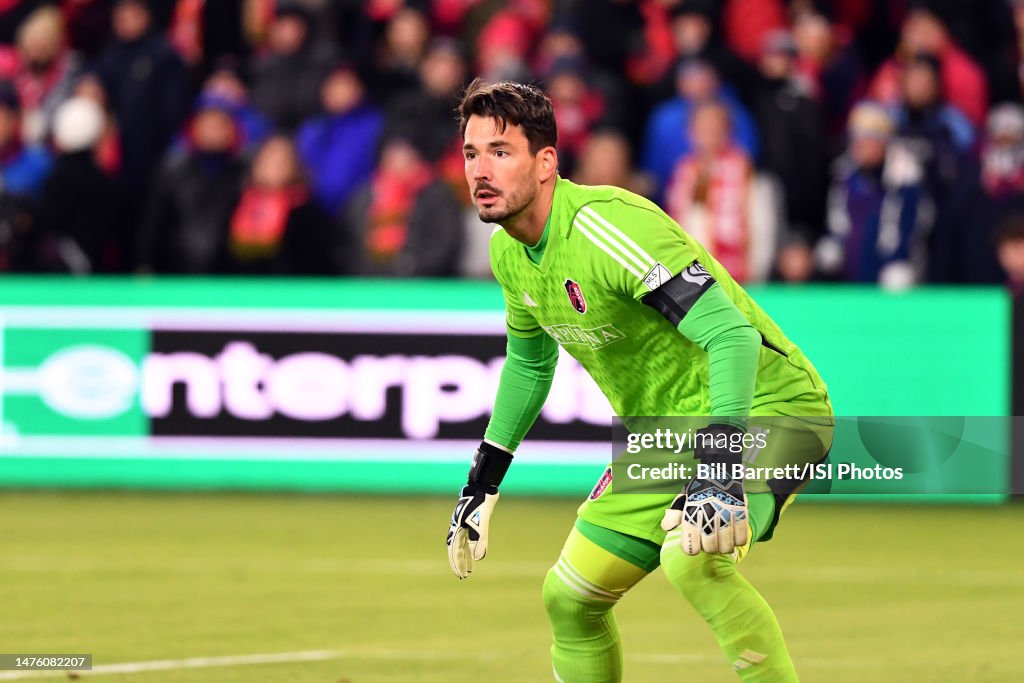 Roman Burki of St. Louis City SC during a game between San Jose... News Photo - Getty Images Roman Burki of St. Louis City SC during a game between San Jose... News Photo - Getty Images