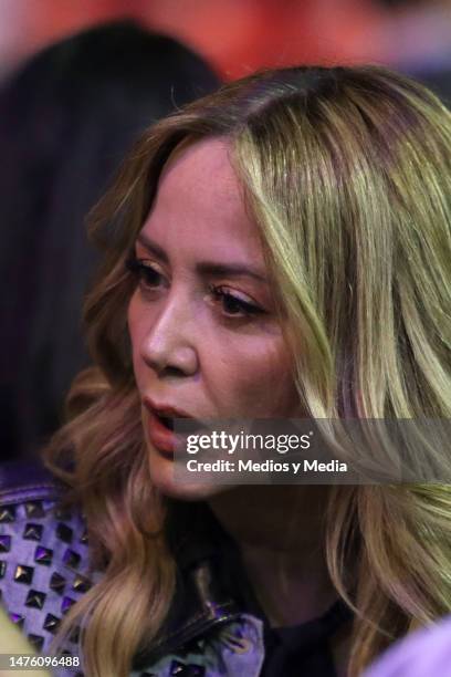 Andrea Legarreta attends a concert as part of the 'Cumbia Machine Tour' at Plaza de Toros on March 24, 2023 in Mexico City, Mexico.