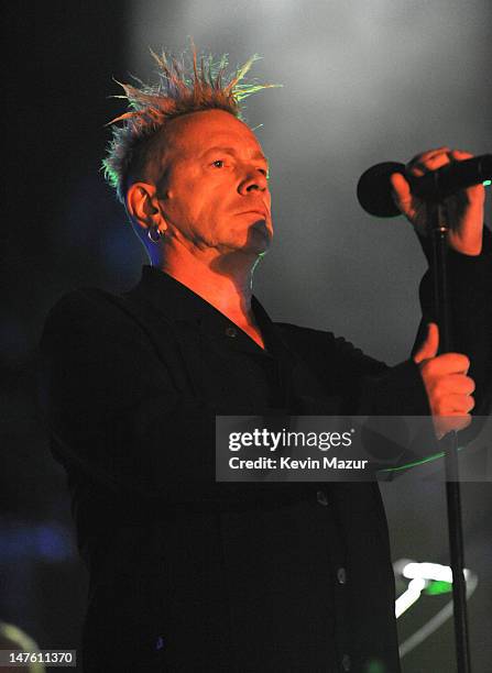 John Lydon of Public Image Limited performs during Day 1 of the Coachella Valley Music & Arts Festival 2010 held at the Empire Polo Club on April 16,...