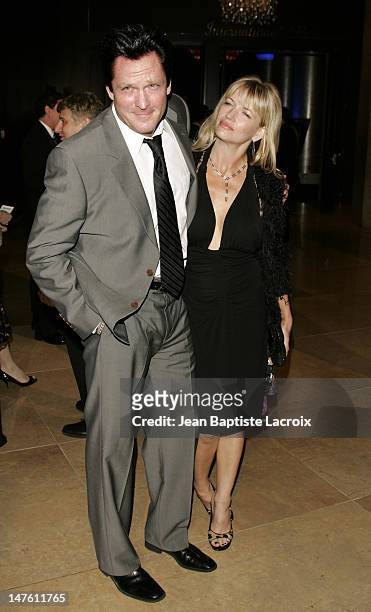 Michael Madsen and De Anna Morgan during 57th Annual ACE Eddie Awards - Arrivals at Beverly Hilton Hotel in Beverly Hills, California, United States.