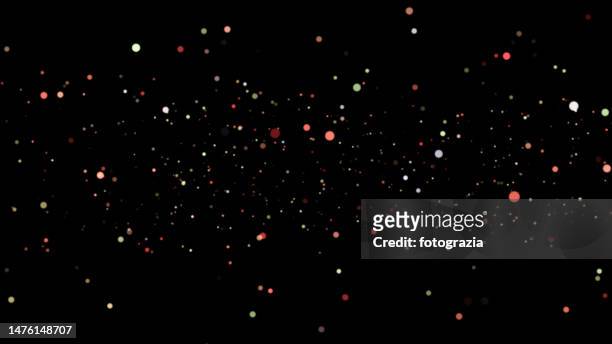colorful particles - dust overlay stock pictures, royalty-free photos & images