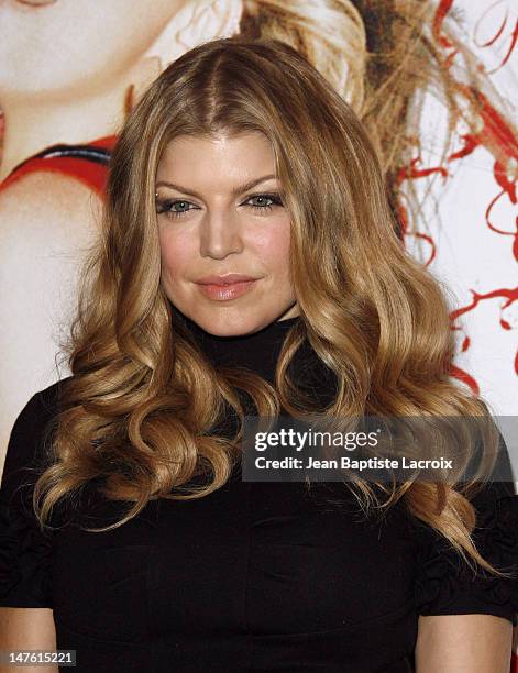 Singer Fergie arrives at Macy's at the South Coast Plaza on December 8, 2007 in Costa Mesa, California.