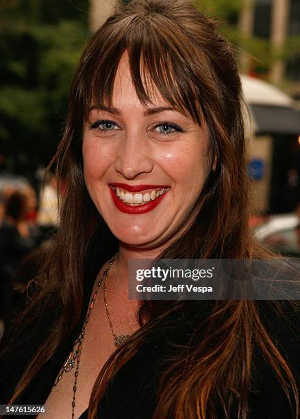 Director Adria Petty arrives at the "Paris, Not France" film premiere held at Ryerson Theatre during the 2008 Toronto International Film Festival on...