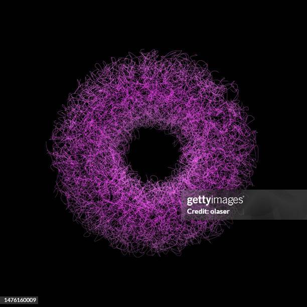 purple eye line pattern in donut shape - the purple iris stock illustrations