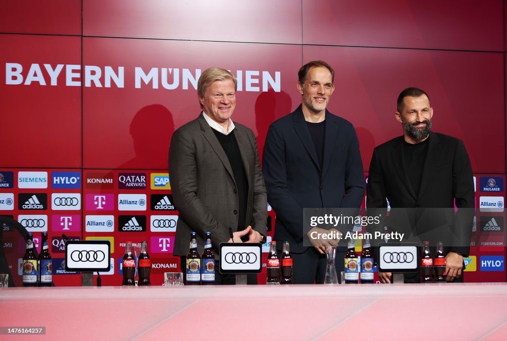 FC Bayern Muenchen Unveils Newly Signed Head Coach Thomas Tuchel