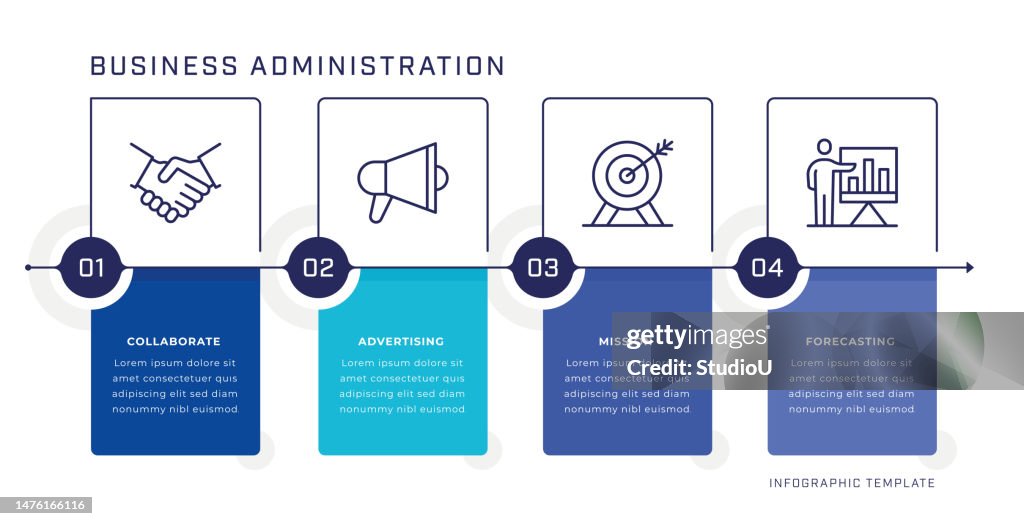 Administration Graphics Business Administration Infographic Design Template High-Res Vector ...