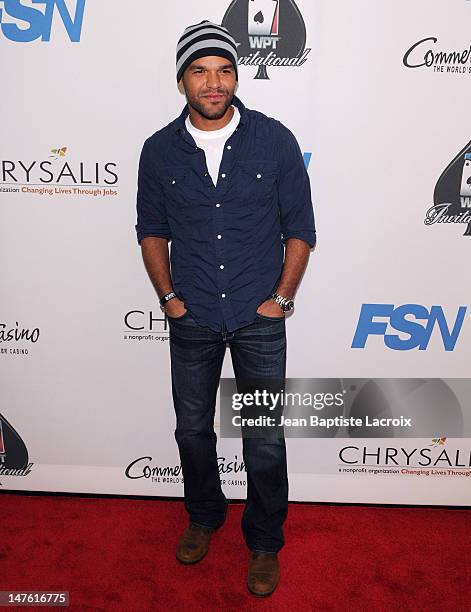 Amaury Nolasco arrives at the 8th Annual World Poker Tour Invitational at Commerce Casino on February 20, 2010 in City of Commerce, California.