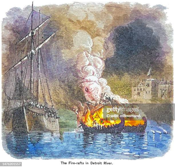 Fire Rafts 73 Fire Spreading Drawing Stock Photos, High-Res Pictures, and Images ...