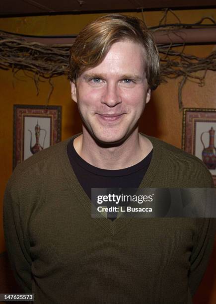 Cary Elwes during 2004 Park City - "Saw" Dinner at Cafe Medeteriano in Park City, Utah, United States.