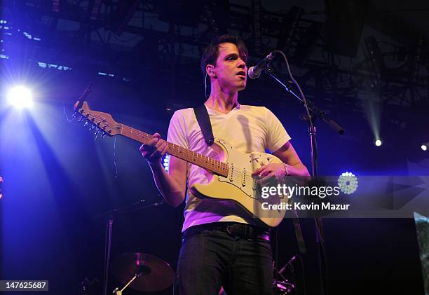 Dave Longstreth of Dirty Projectors performs during Day 2 of the Coachella Valley Music & Art Festival 2010 held at the Empire Polo Club on April 17,...