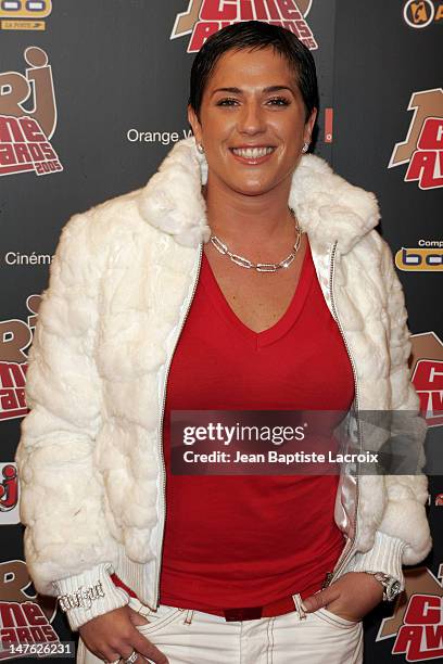 Diam's during NRJ Cine Award 2005 at Grand Rex in Paris, France.