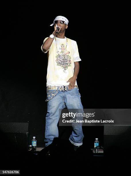 Juelz Santana during Chris Brown, Juelz Santana, Ne-Yo, Lil Wayne and Dem Franchize Boyz in Concert in Miami - September 8, 2006 at American Airlines...