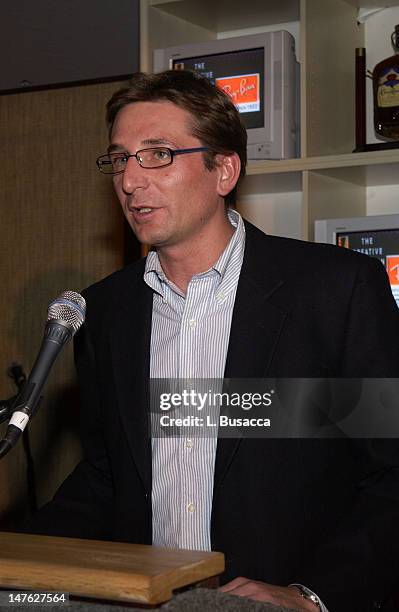 Vittorio Verden of Ray-Ban during 2003 Park City - Ray-Ban Visonary Award for Colin Callender of HBO Original Films in Park City, UT, United States.