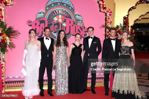 Charlotte Casiraghi, Andrea Casiraghi, Tatiana Santo Domingo, Princess Alexandra of Hanover, Ben Sylvester Strautmann, Pierre Casiraghi and Beatrice...