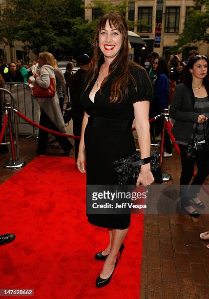 Director Adria Petty arrives at the "Paris, Not France" film premiere held at Ryerson Theatre during the 2008 Toronto International Film Festival on...